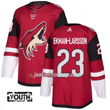 Lapsille NHL Arizona Coyotes Pelipaita Oliver Ekman-Larsson 23 Adidas 2017-2018 Maroon Authentic